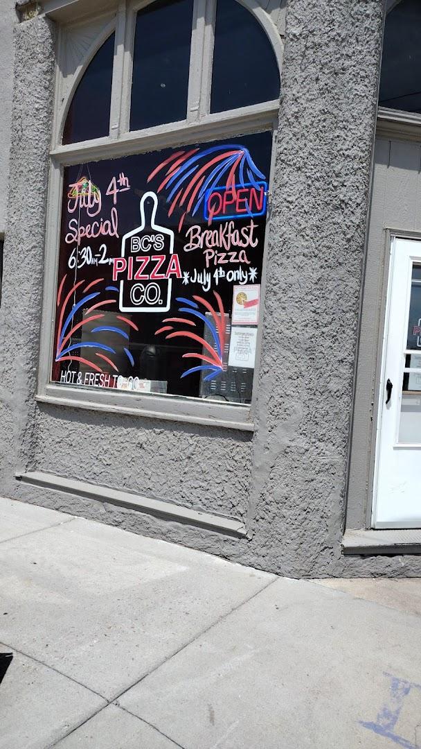 BC's Pizza Co. Menu